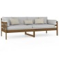Dormeuse Miele in Legno Massello di Pino 80x200 cm Dormeuse Miele in Legno Massello di Pino 80x200 cm