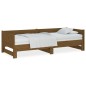Dormeuse Estraibile Miele Legno Massello di Pino 2x(80x200) cm Dormeuse Estraibile Miele Legno Massello di Pino 2x(80x200) cm