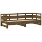 Dormeuse Estraibile Miele Legno Massello di Pino 2x(90x200) cm Dormeuse Estraibile Miele Legno Massello di Pino 2x(90x200) cm