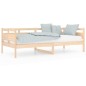 vidaXL Dormeuse in Legno Massello di Pino 90x200 cm