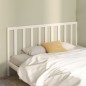Testiera per Letto Bianca 206x4x100 cm Legno Massello di Pino Testiera per Letto Bianca 206x4x100 cm Legno Massello di Pino