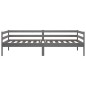 Dormeuse Grigia 90x190 cm in Legno Massello di Pino Dormeuse Grigia 90x190 cm in Legno Massello di Pino