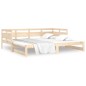 Dormeuse Estraibile in Legno Massello di Pino 2x(90x200) cm Dormeuse Estraibile in Legno Massello di Pino 2x(90x200) cm