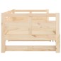 Dormeuse Estraibile in Legno Massello di Pino 2x(90x200) cm Dormeuse Estraibile in Legno Massello di Pino 2x(90x200) cm