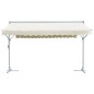 Tenda da Sole a Gazebo 4x3 m Crema Tenda da Sole a Gazebo 4x3 m Crema