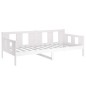 Dormeuse Bianca in Legno Massello di Pino 90x200 cm Dormeuse Bianca in Legno Massello di Pino 90x200 cm
