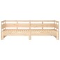 Dormeuse Estraibile in Legno Massello di Pino 2x(90x190) cm Dormeuse Estraibile in Legno Massello di Pino 2x(90x190) cm