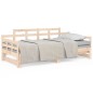 Dormeuse Estraibile in Legno Massello di Pino 2x(90x190) cm Dormeuse Estraibile in Legno Massello di Pino 2x(90x190) cm