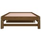 Dormeuse Estraibile Miele 2x(90x200) cm Legno Massello di Pino