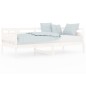 Dormeuse Bianca in Legno Massello di Pino 90x190 cm Dormeuse Bianca in Legno Massello di Pino 90x190 cm