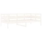 Dormeuse Bianca in Legno Massello di Pino 90x190 cm Dormeuse Bianca in Legno Massello di Pino 90x190 cm