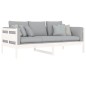 Dormeuse Bianca in Legno Massello di Pino 90x190 cm Dormeuse Bianca in Legno Massello di Pino 90x190 cm