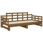 Dormeuse Estraibile Miele Legno Massello di Pino 2x(80x200) cm Dormeuse Estraibile Miele Legno Massello di Pino 2x(80x200) cm