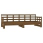 Dormeuse Estraibile Miele Legno Massello di Pino 2x(90x190) cm Dormeuse Estraibile Miele Legno Massello di Pino 2x(90x190) cm