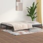 Dormeuse Estraibile Grigia 2x(90x200) cm Legno Massello di Pino Dormeuse Estraibile Grigia 2x(90x200) cm Legno Massello di Pino
