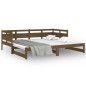 Dormeuse Estraibile Miele Legno Massello di Pino 2x(80x200) cm Dormeuse Estraibile Miele Legno Massello di Pino 2x(80x200) cm
