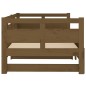 Dormeuse Estraibile Miele Legno Massello di Pino 2x(80x200) cm Dormeuse Estraibile Miele Legno Massello di Pino 2x(80x200) cm