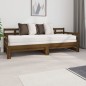 Dormeuse Estraibile Miele Legno Massello di Pino 2x(80x200) cm