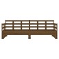 Dormeuse Estraibile Miele Legno Massello di Pino 2x(80x200) cm