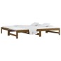 Dormeuse Estraibile Miele 2x(90x190) cm Legno Massello di Pino Dormeuse Estraibile Miele 2x(90x190) cm Legno Massello di Pino
