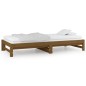 Dormeuse Estraibile Miele 2x(90x190) cm Legno Massello di Pino Dormeuse Estraibile Miele 2x(90x190) cm Legno Massello di Pino