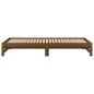 Dormeuse Estraibile Miele 2x(90x190) cm Legno Massello di Pino Dormeuse Estraibile Miele 2x(90x190) cm Legno Massello di Pino