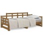 Dormeuse Estraibile Miele Legno Massello di Pino 2x(90x200) cm Dormeuse Estraibile Miele Legno Massello di Pino 2x(90x200) cm