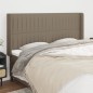 Testiera ad Orecchio Tortora 183x16x118/128 cm in Tessuto Testiera ad Orecchio Tortora 183x16x118/128 cm in Tessuto