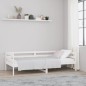 Dormeuse Bianca 90x190 cm in Legno Massello di Pino Dormeuse Bianca 90x190 cm in Legno Massello di Pino