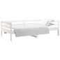 Dormeuse Bianca 90x190 cm in Legno Massello di Pino Dormeuse Bianca 90x190 cm in Legno Massello di Pino