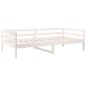 Dormeuse Bianca 90x190 cm in Legno Massello di Pino Dormeuse Bianca 90x190 cm in Legno Massello di Pino