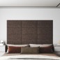 Pannelli Murali 12 pz Tortora 60x30 cm in Tessuto 2,16 m² Pannelli Murali 12 pz Tortora 60x30 cm in Tessuto 2,16 m²