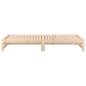 Dormeuse Estraibile 2x(90x190) cm Legno Massello di Pino Dormeuse Estraibile 2x(90x190) cm Legno Massello di Pino