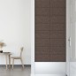 Pannelli Murali 12 pz Tortora 60x30 cm in Tessuto 2,16 m² Pannelli Murali 12 pz Tortora 60x30 cm in Tessuto 2,16 m²