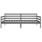 Dormeuse Grigia 90x190 cm in Legno Massello di Pino Dormeuse Grigia 90x190 cm in Legno Massello di Pino