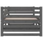 Dormeuse Estraibile Grigia 2x(90x190) cm Legno Massello di Pino Dormeuse Estraibile Grigia 2x(90x190) cm Legno Massello di Pino