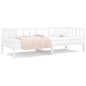 Dormeuse Bianca 80x200 cm in Legno Massello di Pino Dormeuse Bianca 80x200 cm in Legno Massello di Pino