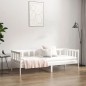 Dormeuse Bianca 80x200 cm in Legno Massello di Pino Dormeuse Bianca 80x200 cm in Legno Massello di Pino