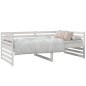 Dormeuse Bianca 90x190 cm in Legno Massello di Pino