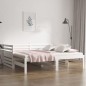 Dormeuse Estraibile Bianca 2x(80x200) cm Legno Massello di Pino Dormeuse Estraibile Bianca 2x(80x200) cm Legno Massello di Pino