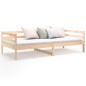 Dormeuse 80x200 cm in Legno Massello di Pino Dormeuse 80x200 cm in Legno Massello di Pino