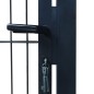 Cancello da Giardino 2D (Singolo) Grigio Antracite 106 x 190 cm Cancello da Giardino 2D (Singolo) Grigio Antracite 106 x 190 cm