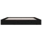 Giroletto Nero 200x200 cm in Legno Massello di Pino Giroletto Nero 200x200 cm in Legno Massello di Pino