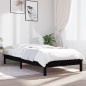 Giroletto Nero 90x200 cm in Legno Massello di Pino Giroletto Nero 90x200 cm in Legno Massello di Pino