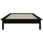 Giroletto Nero 90x200 cm in Legno Massello di Pino Giroletto Nero 90x200 cm in Legno Massello di Pino