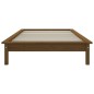 vidaXL Giroletto senza Materasso Ambra Small Single in Legno Massello vidaXL Giroletto senza Materasso Ambra Small Single in Legno Massello