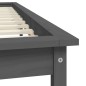Giroletto Grigio 180x200 cm Legno Massello Pino 6FT Super King