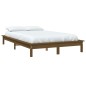 vidaXL Giroletto senza Materasso Ambra Super King in Legno Massello vidaXL Giroletto senza Materasso Ambra Super King in Legno Massello