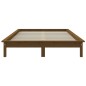 vidaXL Giroletto senza Materasso Ambra Super King in Legno Massello vidaXL Giroletto senza Materasso Ambra Super King in Legno Massello