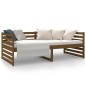 Dormeuse Miele 90x190 cm in Legno Massello di Pino